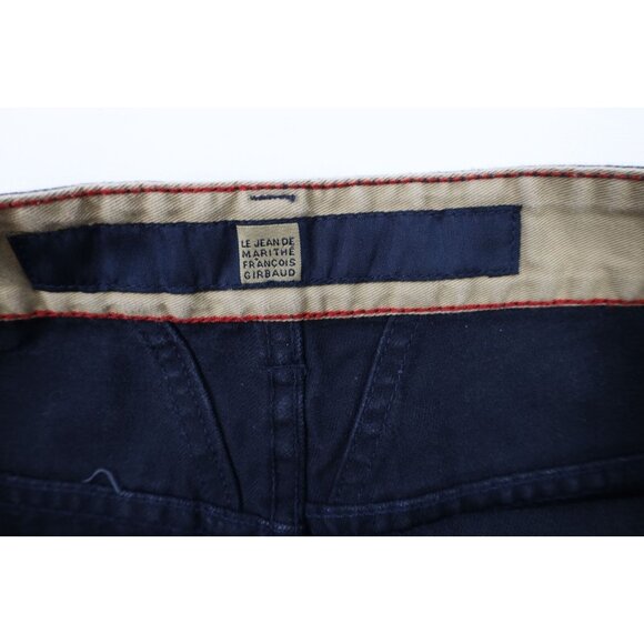 Vintage 90s Marithe Francois Girbaud Mens 34x33 Spell Out Baggy Fit Denim Jeans - Picture 8 of 16